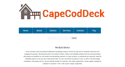 Desktop Screenshot of capecoddeck.com
